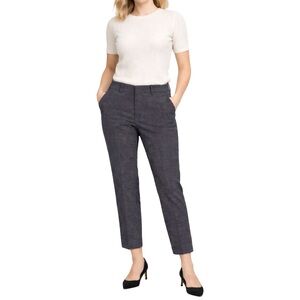 Banana Republic Avery Straight-Fit Hampton Dot Ankle Pants - Size 8